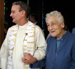 Fr. Dick Hilliard with Sr. Julie Carmel